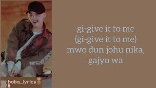 Agust D - Give It To Me Easy Romanized Lyrics Oo