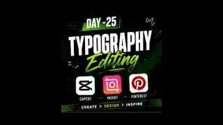 Learn Typography Editing in 30 Days | Day 25#Typography #EditingTutorial #TypographyEditing