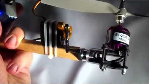Tricopter yaw mechanism