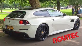 Ferrari GTC4Lusso LOUD start up & acceleration w/ Novitec parts