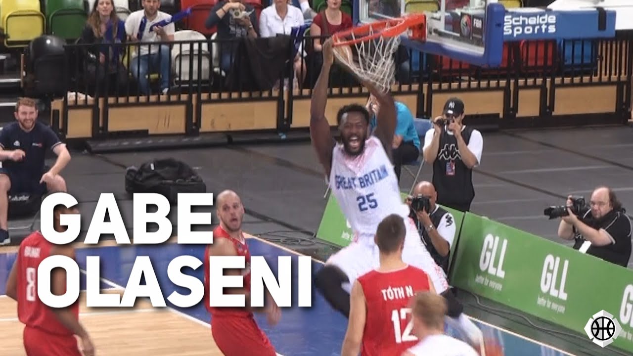 Gabe Olaseni Drops 17 Points on 8/8 Shooting! GB vs Hungary Eurobasket 2017 Qualifier