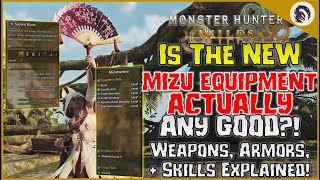 All *NEW* Mizutsune Armor, Weapons, and Skills EXPLAINED!! [MH Wilds]