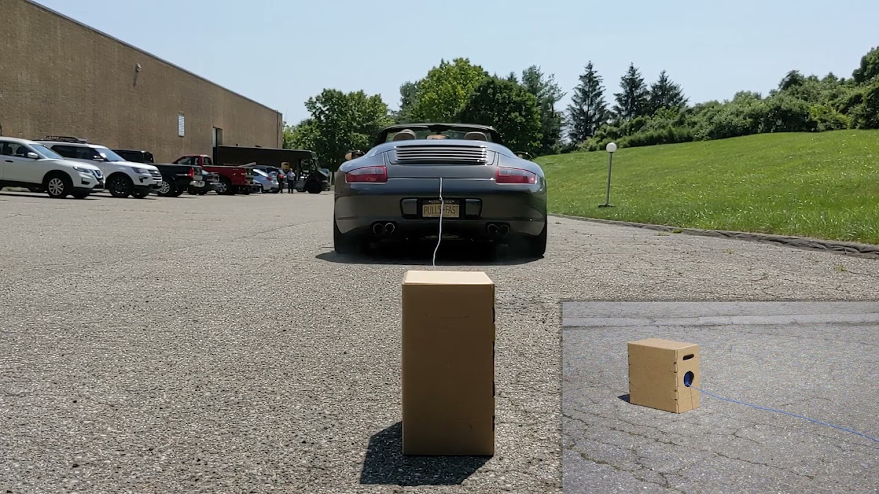 REELEX Fast Pulls - Porsche 911 vs Cat 5e