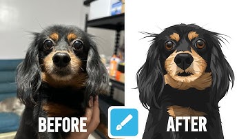 INFINITE DESIGN | Pet Portrait Tutorial | Vector Art