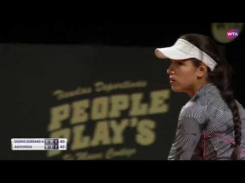 Maria Camila Osorio Serrano vs. Amanda Anisimova  | 2019 Copa Colsanitas Quarterfinals | Highlights