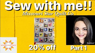 Sew with me! Chickens by Cluck Cluck Sew & 20% off MSQC  Part 1