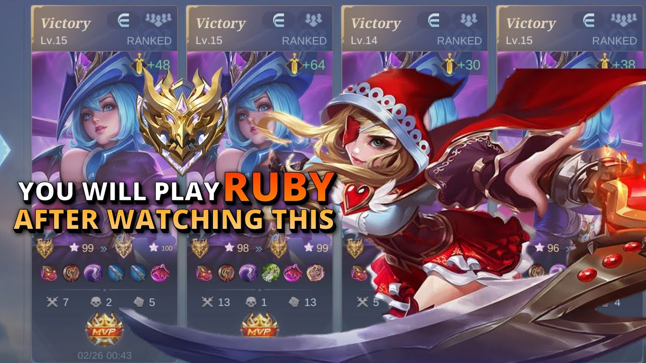 RUBY PASSIVE IS 🔥 RUBY GAMEPLAY | MLBB - YouTube