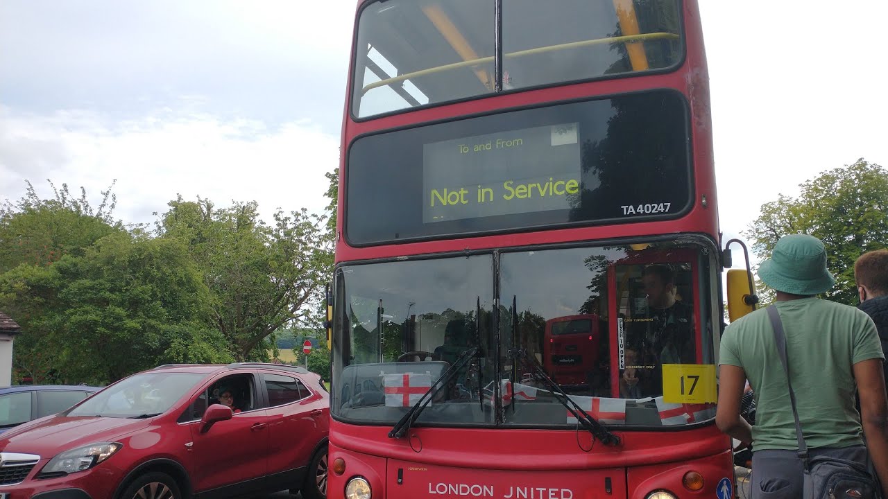 Lowish Floor Running Day Kickdown Ex London United TA40247 On Bus lowish-floor-running-day-kickdown-ex-london-united-ta40247-on-bus