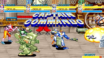Captain Commando - Arcade Longplay 1080p 60fps