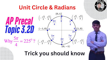 AP Precalculus - Topic 3.2D - Crack the Unit Circle & Radians Like a Pro! 🔥