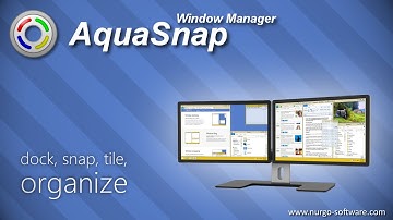 AquaSnap Window Manager: dock, snap, tile, organize