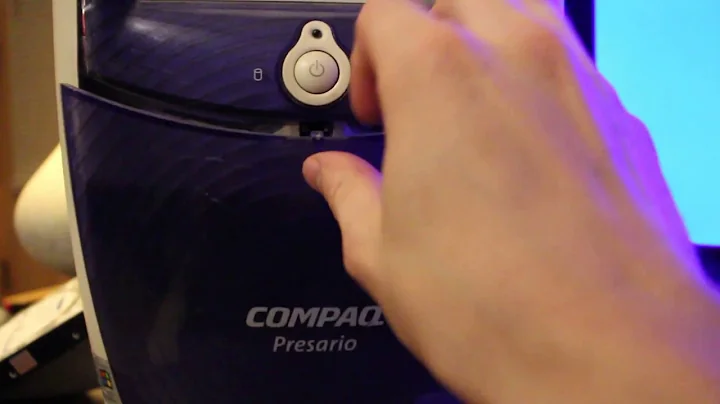 Compaq Presario 5000 First Start Up In 4 Years! (Part 1)