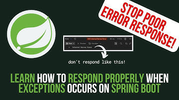 Stop Returning Ugly Errors – Master Exception Handling in Spring Boot Like a Pro!
