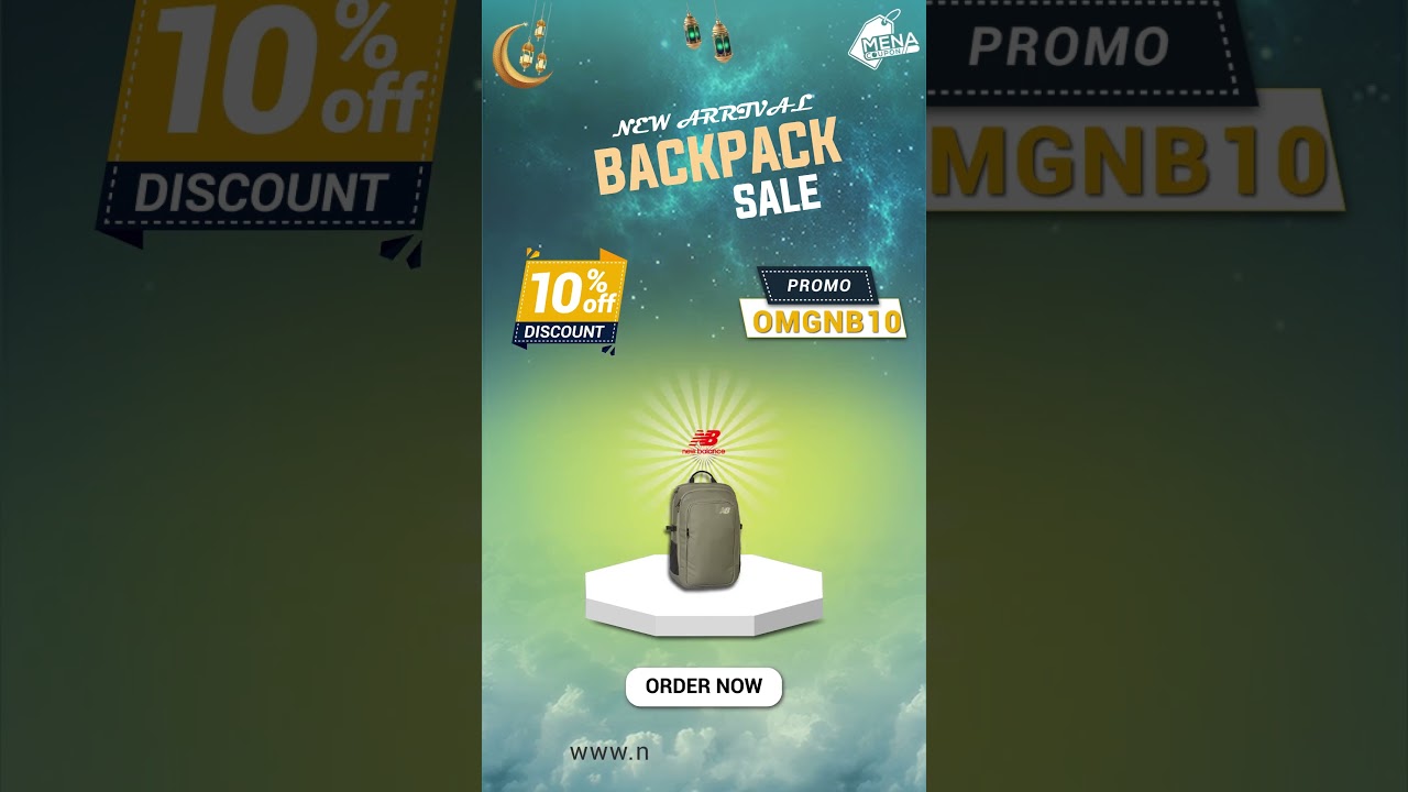 NewBalance Discount, buy 10% off on Backpacks using NewBalance coupon code. KSA, UAE
