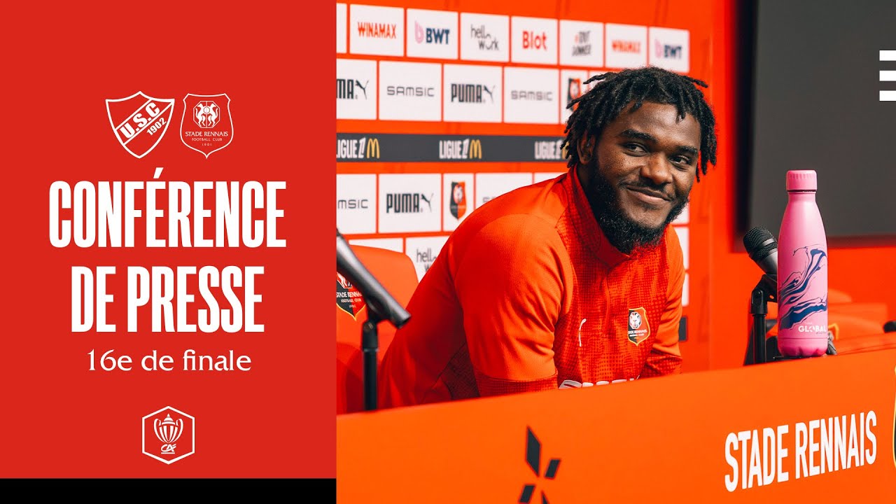 📽🎙 16ème de finale CDF | US Chantilly / Stade Rennais F.C. - Conférence de presse d'avant-match