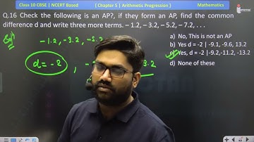 Check the following is an AP?, if they form an AP, find the common difference d and write three more