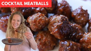 Cocktail Meatballs | The Best Christmas Appetizer