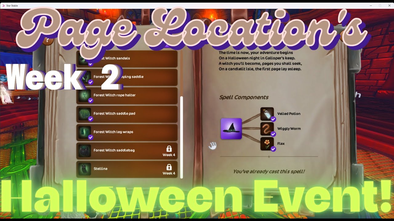 Page Locations {Week 2} Star Stable - YouTube