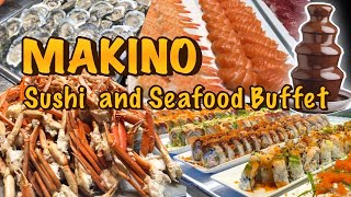 BEST SUSHI & CRAB LEG BUFFET in Las Vegas l Makino Sushi And Seafood Buffet