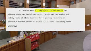 New Mexico's new paid sick leave act does not include some certain employees