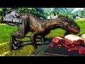 🦖 INDORAPTOR vs INDOMINUS REX vs T-REX! STARCIE TYTANÓW! | Jurassic World Evolution #19