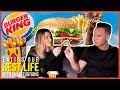 Honest Impossible Whopper Review: Burger King Cheat Day | EATING OUR BEST LIFE