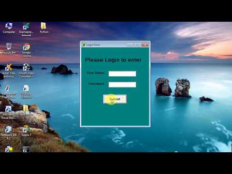 Login system in delphi