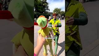Why has Disneyland never banned the Peter Pan girl from entering the park#peterpan #disneyland