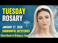 Tuesday Rosary ❤️ Sorrowful Mysteries of the Rosary ❤️ January 27, 2026 VIRTUAL ROSARY