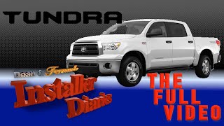 Full stereo install Toyota Tundra