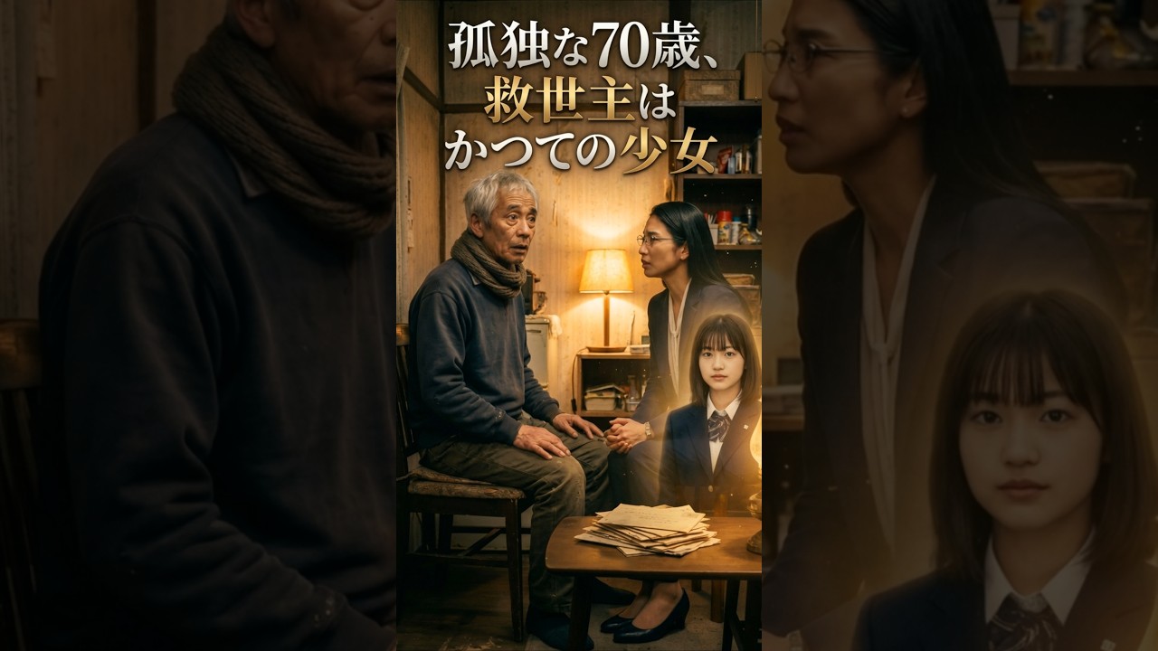 エリート息子に捨てられた70歳父：ボロボロの家で再会した「意外な人物」 　#感動 #人生 #shorts