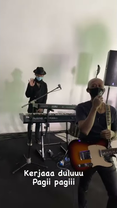 Prepare virtual show Donni Sibarani ex Ada band @bali united studio