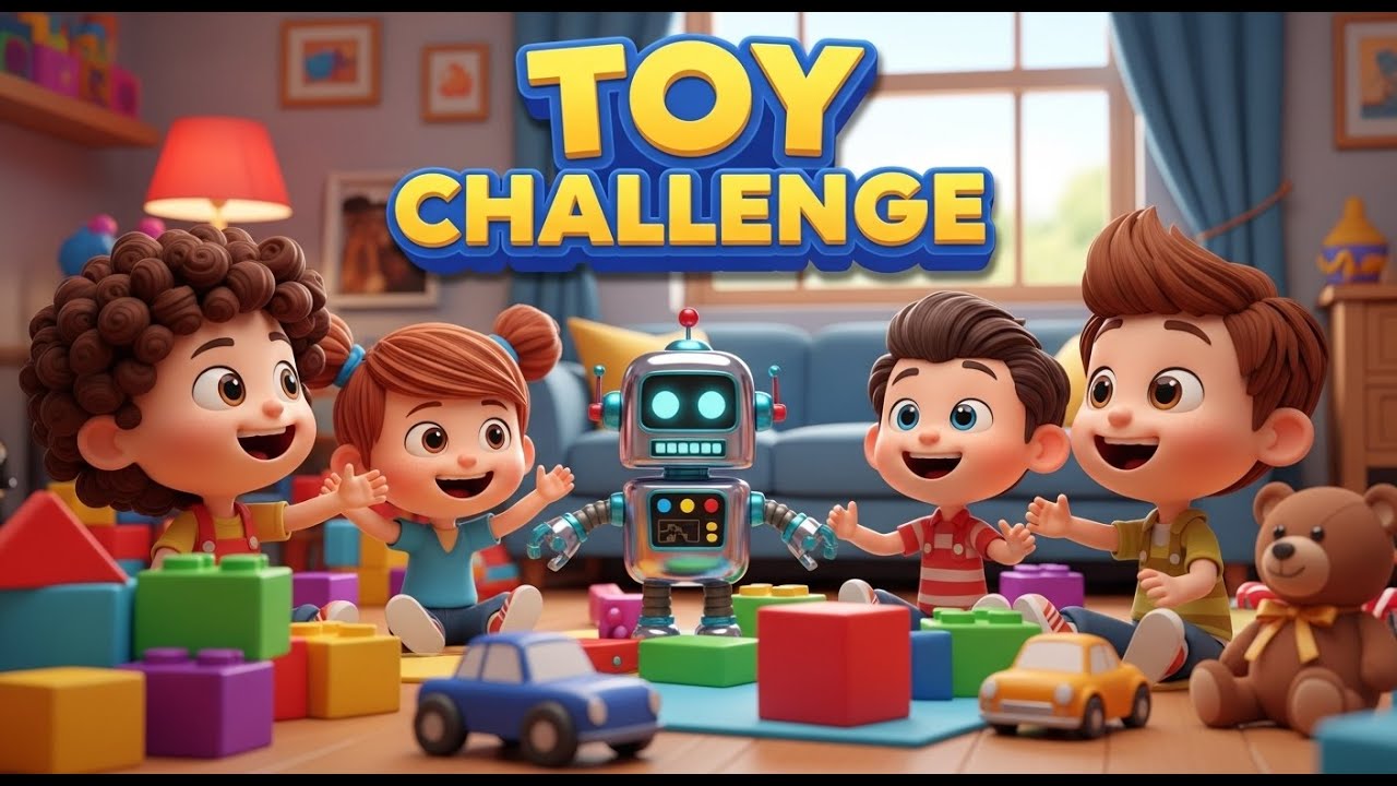 The Toy Challenge  Fun 3D Kids Story About Teamwork & Friendship 
