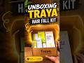 Unboxing Traya Hair Fall Kit | Stage 4 Hairfall Kit By Traya | Traya Minoxidil | Hair Rus | Serum ✅