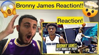 Bronny james jr high school highlights reaction - he's improved so
much!!