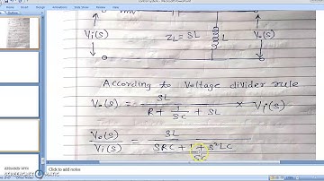 Transfer function of  RCL Circuit by  Sachin Sambhaji Patil