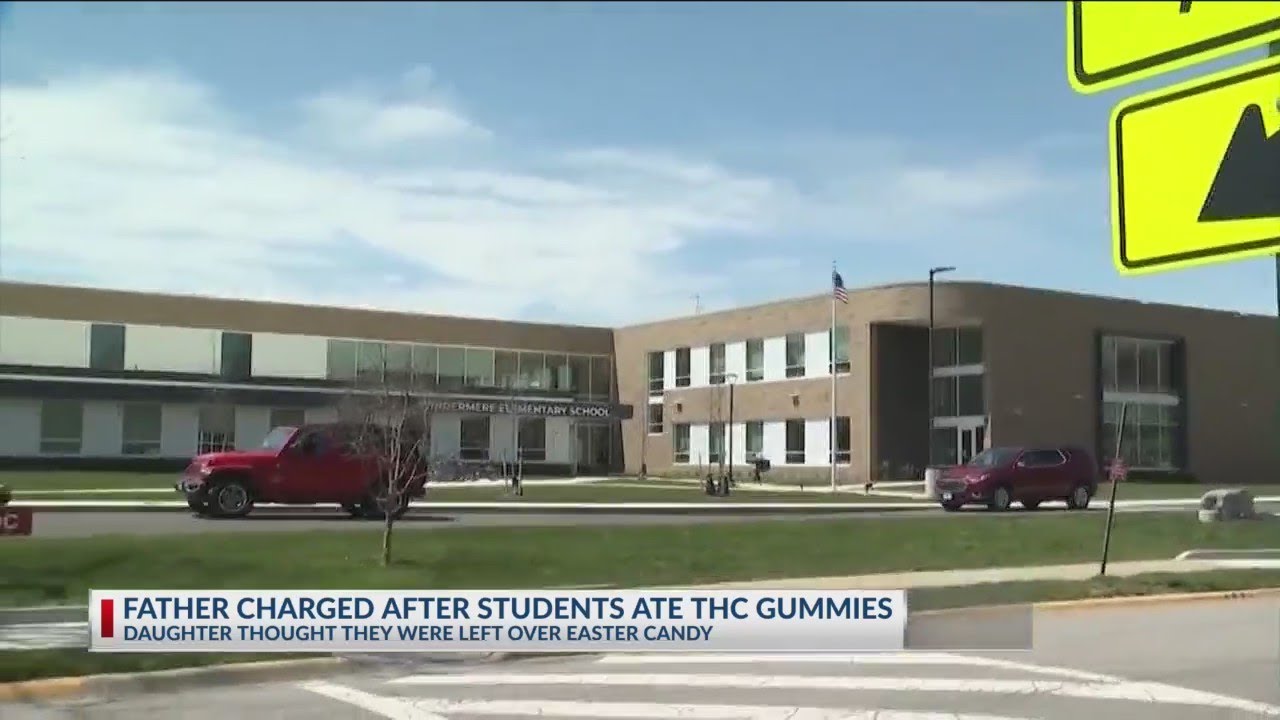 Father charged after students ate THC gummies - YouTube