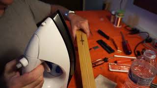 Egmond Archtop Repair 02 - Truss rod removal