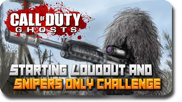 COD Ghosts Extinction Challenge | PART 1 | Starting Loadout, Snipers Only, No machines Relic