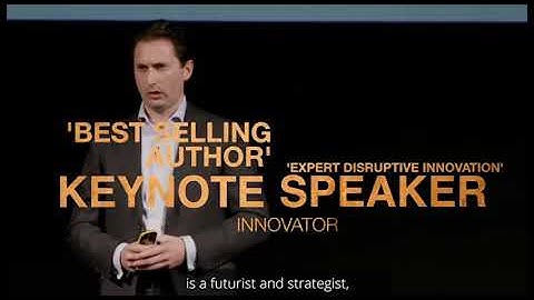 Dr. Mark van Rijmenam Futurist Keynote Speaker Showreel