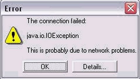 What is an io Exception in Java?