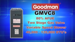 Goodman GMVC8 Series 80% AFUE Furnace