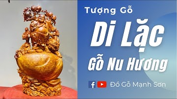 Tượng Gỗ Di Lặc: Tượng Di Lặc Tam Phúc Gỗ Nu Hương | Đồ Gỗ Mạnh Sơn #shorts