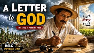 A Letter to God Explained in Assamese/Hindi | HSLC English Chapter 1 Full Story | Lencho's Faith 😱📖
