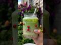 Cute drinks just heal everything 🫶🏻#strawberrymatcha #cuteaesthetic #posiesandbonbons #cutedrinks🍓🍵