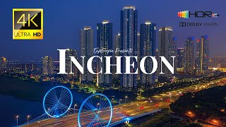 Incheon, South Korea 🇰🇷 in 4K ULTRA HD HDR 60 FPS Video by Drone