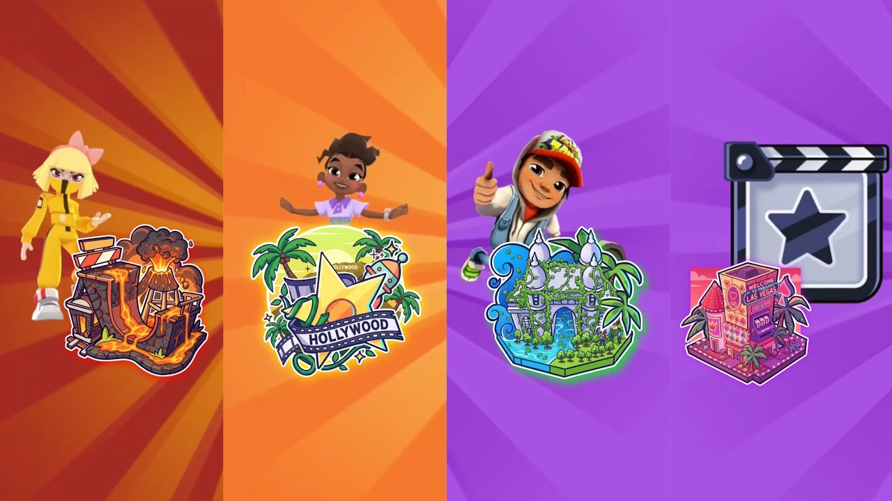Subway Surfers - 4 Different Events in 4 Different World Tours of Subway Surf Hollywood 2026 📽️🎞️