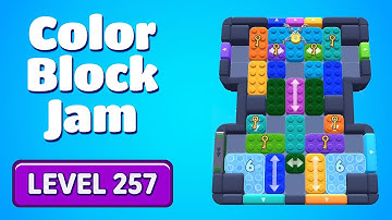 Color Block Jam Level 257 Solution Walkthrough