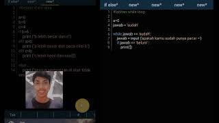 PYTHON DASAR bahasa pemrograman komputer #PYDROIT3 belajar while loop