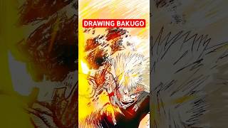 DRAWING BAKUGO (#shorts) #bakugo #mha  #deku #allmight #drawing #procreate #art #viral #finalboss